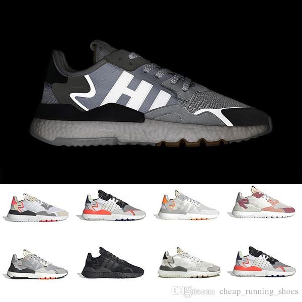 

new nnite jogger 3m reflective running shoes men women triple black white breathable mens trainer runner sports sneakers 36-45