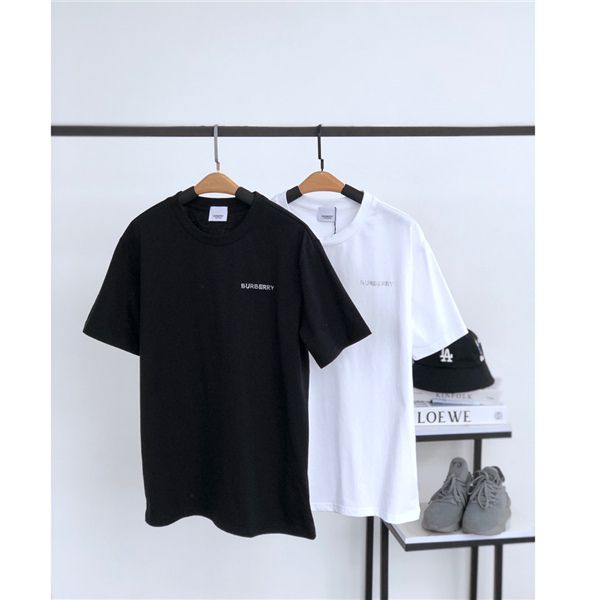 

20fw новый люксовые бренды bbr тенниски назад большой b печать хлопок tee shirt мужчины женщина уличная толстовка открытые футболки 2.3, Gray;blue