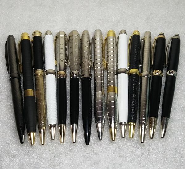 

aigner pen ballpoint pen luxury pen series resin and metal many color golden silver clip with exquisite wooden gift box, Blue;orange