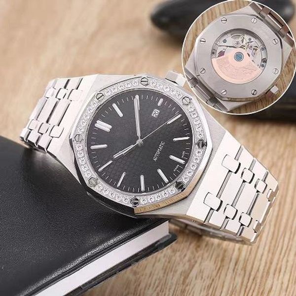 

часы royal diamond часы 15400st мода классический сапфир ремешок из нержавеющей стали автоматическое движение мужские мужские часы часы, Slivery;brown