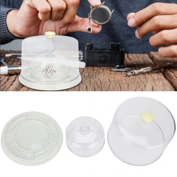 

plastic watch dust cover guard tray watch repair protection tool accessory tool cover for watchmaker repairer