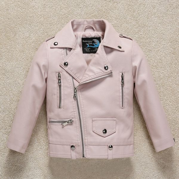 

kids clothes pu leather girls jackets 2019 winter stylish boys jackets children outwear for baby infant zipper coats costume, Blue;gray