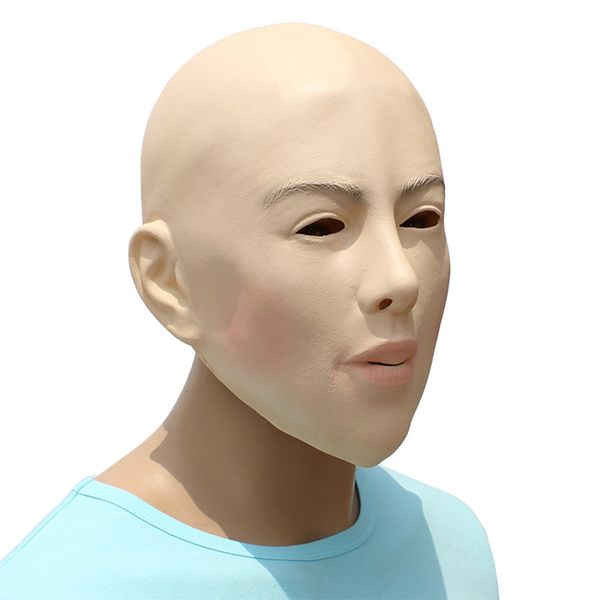 

new funny realistic female mask for halloween human female masquerade latex party mask girl crossdress costume cosplay mask