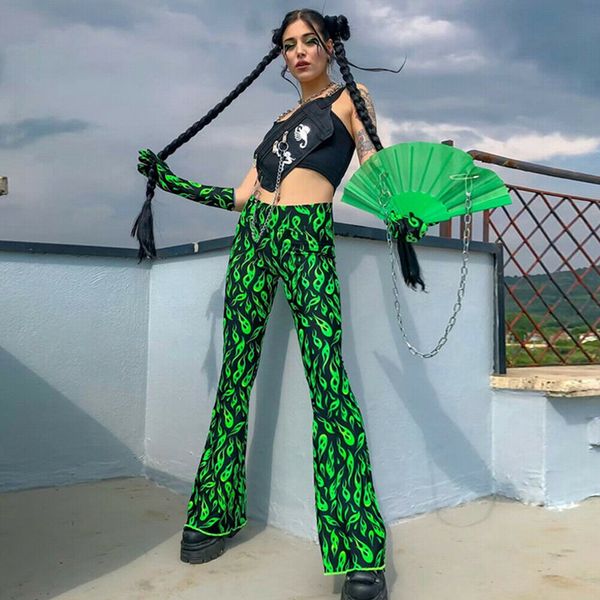 

women's elegant high waist flare wide leg pants stretchy bell bottom trousers cotton fitness workout flare bell-bottom trousers, Black;white