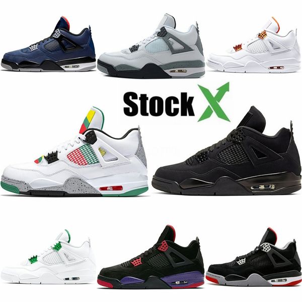 

jumpman 4s мужчины баскетбол обувь 4 что неон бред чистых денег metallic пакет black cat chaussures мужских кроссовки спорт sneaker размер 4