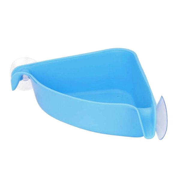 

bathroom corner storage rack organizer shower wall shelf with suction cup home bathroom shelves blue