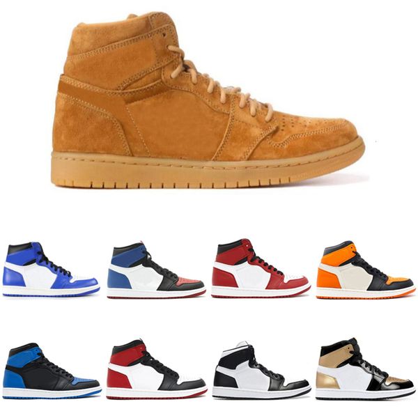 

new 1 chicago red game royal bred toe gold toe shadow men basketball shoes golden harvest athletic sport sneakers zapatos shoes 40-47