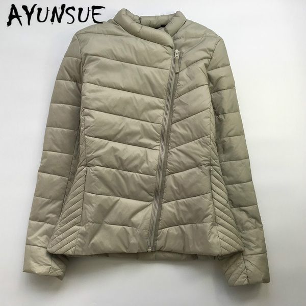 

ayunsue autumn winter coat women korean short slim parka women jacket thin jacket abrigos mujer invierno 2019 222 yy1440, Tan;black