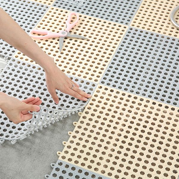

bathroom stitching anti-slip mat home shower floor mat toilet non slip water pads
