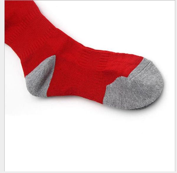 

knee soccer socks club thickened towel bottom sports socks, Black