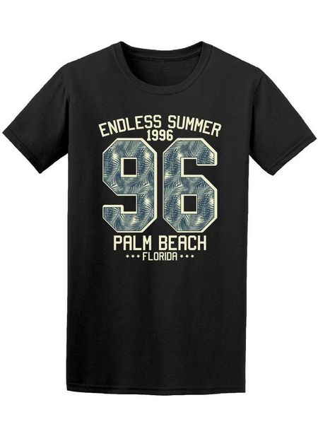 

endless sumer palm beach men's tee - image by wholesale discount cool casual pride t shirt men fashion tshirt ing, White;black