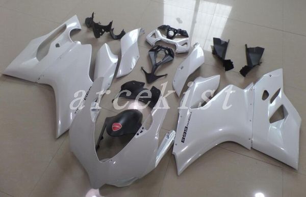 

new abs motorcycle bike fairings kits 100% fit for ducati 899 panigale 1199 13 14 15 899s 1199s 2013 2014 2015 bodywork custom set white