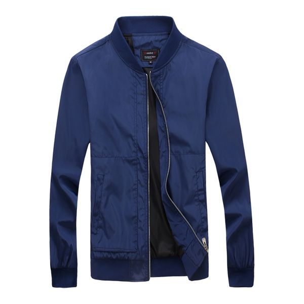 

jacket men's solid color simple large size s-4xl all season wear outdoor sports stand collar casual jacket coat, Black;brown
