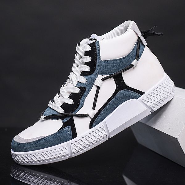 

high men casual shoes lightweight male sneakers breathable tenis masculino adulto fashion flat footwear zapatillas hombre, Black