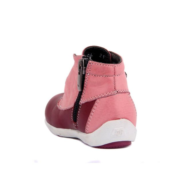 

sail lakers-maroon, pink leather baby shoe, Black