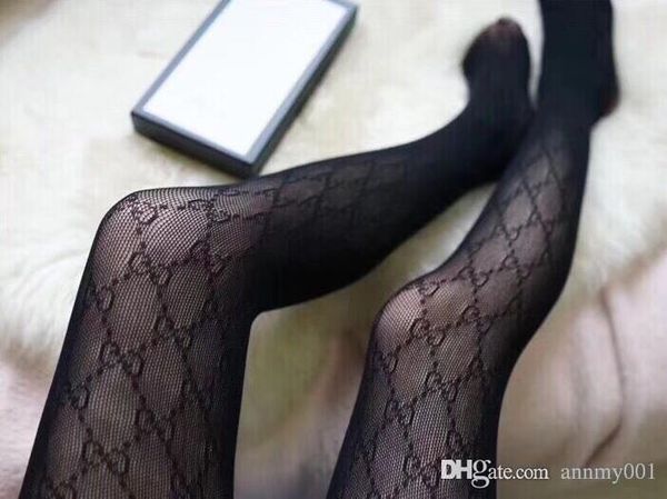 

retail box letter logo women tights black pantyhose thin jacquard romper silk stockings female summer leggings ladies lace socks