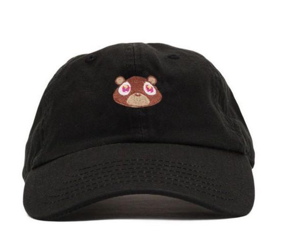 

2019 new kanye west ye bear dad hat lovely baseball cap summer for men women snapback caps exclusive release, Blue;gray