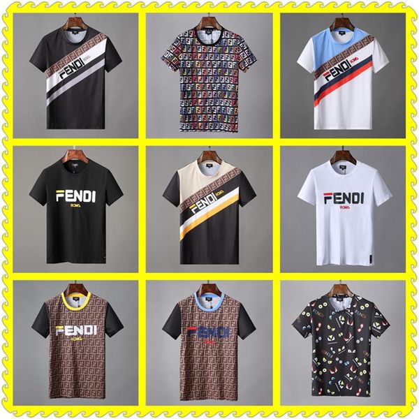 

summer brand designer t shirts mens tees t shirt brand letter pattern mens clothing short sleeve tshirt casual t-shirt, White;black