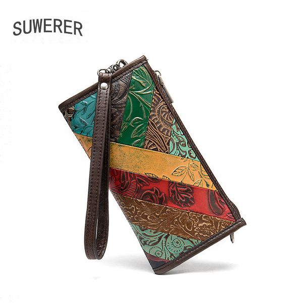 

suwerer new women genuine leather bag real cowhide leather shoulder bag women fashion clutch crossbody bags for