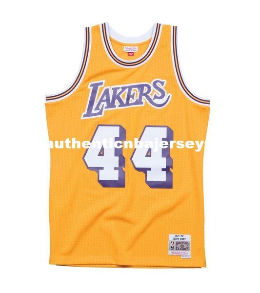 

jerry west #44 sewn hardwood classic vintage jersey mens vest size xs-6xl stitched basketball jerseys ncaa, Black;blue