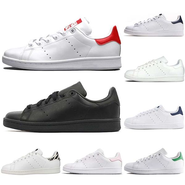 

2020 new arrival fashion lightweight stan smith casual shoes triple black red silver designer trainers for mens women shoes 36-45