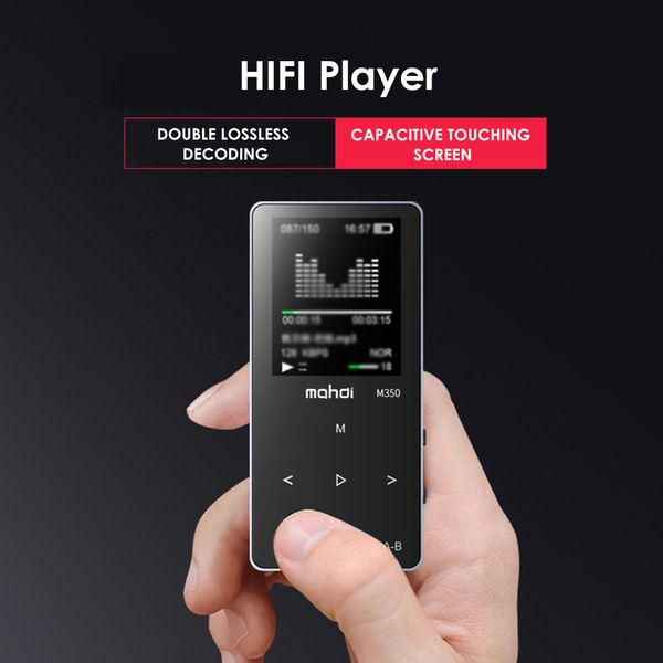 

mahdi m350 mp3 player metal sport mini portable audio 4g/8g music player