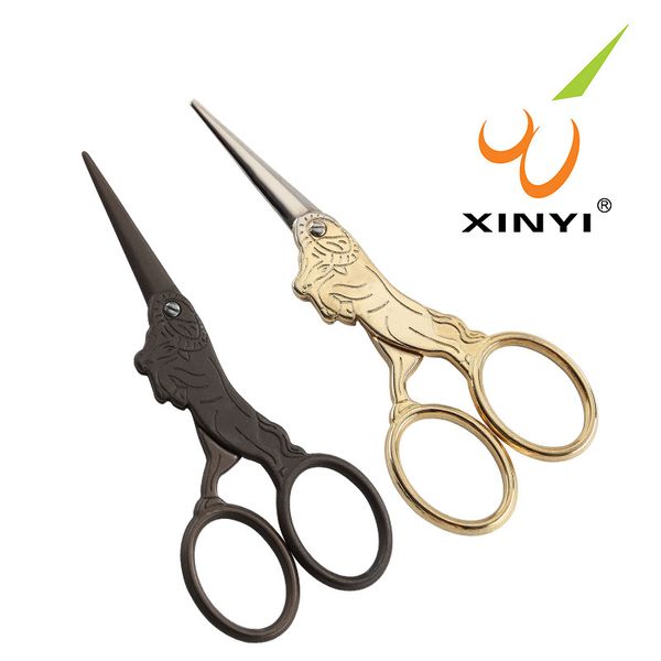 

bull type scissors eyebrow scissors gilded embroidery hand cut mini eyelash shears eyelash trimmer