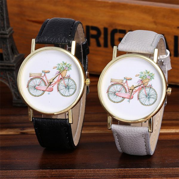 

женщины часы браслет платье watch кожа высокого качества бабочки ladies quartz-часы женщина наручные часы, Slivery;brown