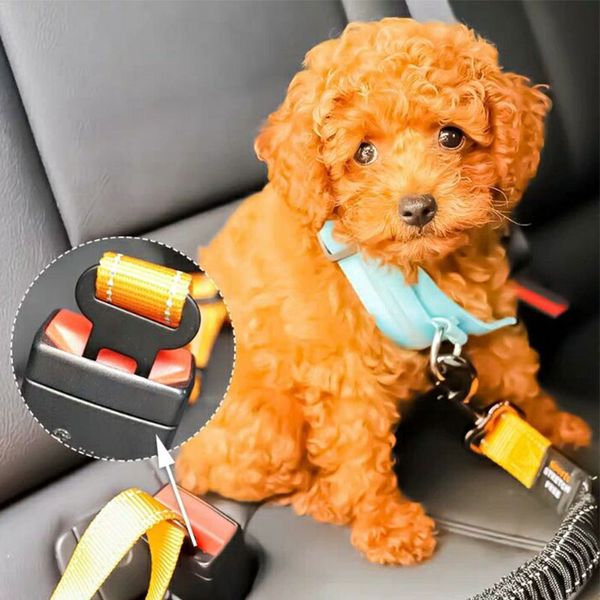 

2pcs 2.5x75cm safety pet dog seat belt vehicle car hand leash adjustable seatbelt accesorios para perros