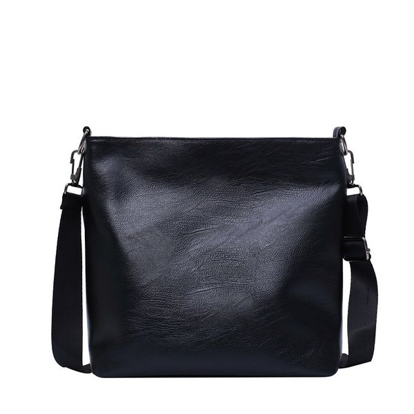

simple retro women bag imitation leather women's shoulder bag large capacity ladies crossbody fashion handbag