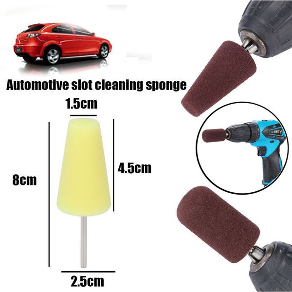 

carprie 2019 new fashion car polish buffing shank polishing sponge cone metal foam pad car