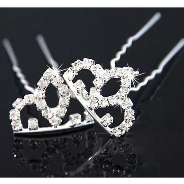 

mini crown comb, Slivery;white