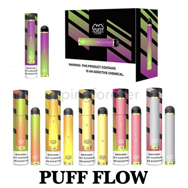 

Newest PUFF FLOW Disposable Vape Device Airflow Control Flow 4ml 1000 puffs 600mAh disposable Vape Pen With Security Code PLUS POP XTRA