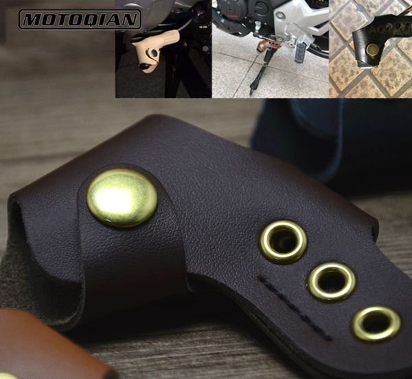 

motorcycle shift gear lever boot shoe cover protector dirt bike motocross shift case lever shoe leather boot parts