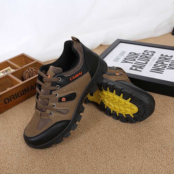 

men's waterproof hiking shoes travel shoes autumn outdoor non-slip wear sneakers men lace up trekking climbing sports male