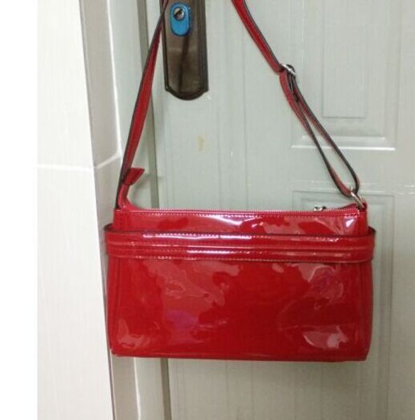 

shoulder pattern synthetic shipping cross bag leather handbag fashion bag chain designer messenger new shoulder bags fashionis rudda, Red;black