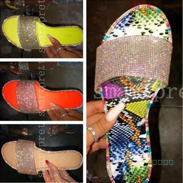 

лето женщины пляж башмачок rhinestone алмазный слайды falt вьетнамки сандалии женские радужные цвета модные тапочки водяная баня обувь ly424, Black;grey