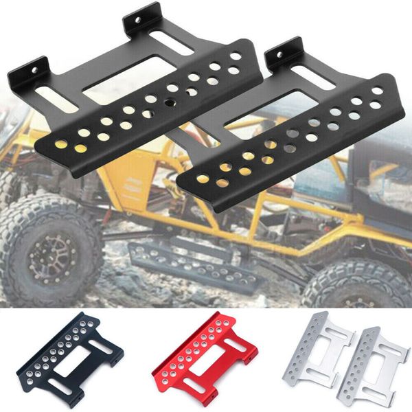 

2 pieces metal side pedal plate for 1/10 rc crawler car parts
