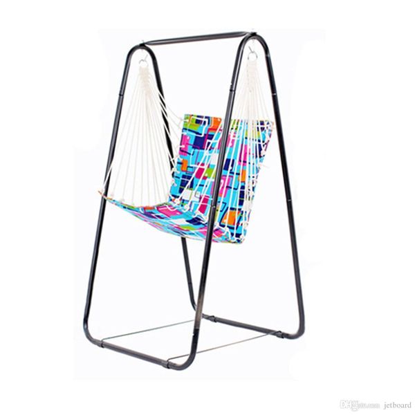 

гамак подвесного стула отдых свинг + сталь ноги держатель сад открытого кемпинг гамак качели кресло для отдыха