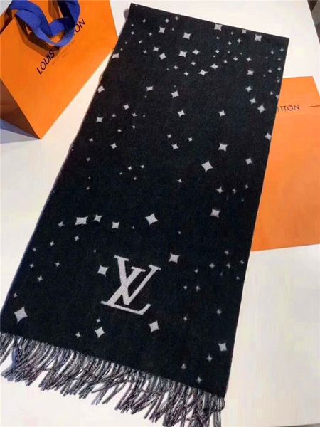 

with roll tube box gift 2019 winter luxury 100% cashmere scarf men and women, Blue;gray