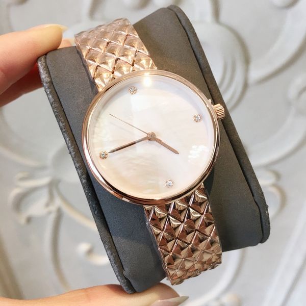 

Мода Роскошные Женские Часы Кварцевые Серебро Сталь Платье Часы Браслет Леди Мар