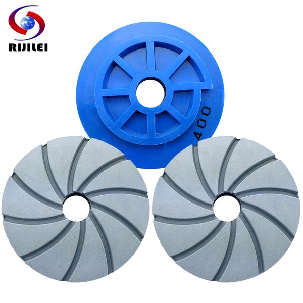 

7pcs/lot 4"5"6" inch snail lock diamond marble polishing pad concrete floor polishing pads granite edge grinding wheel wfd22