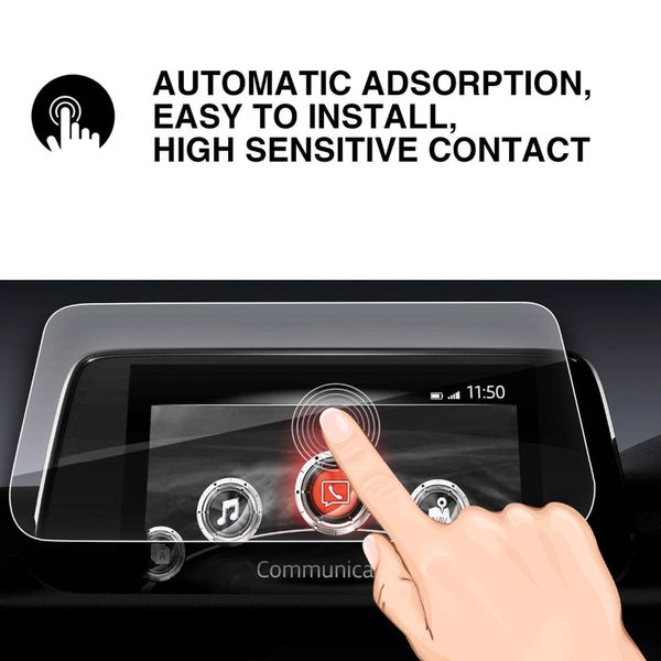 

7 inch car navigation gps screen protector film anti scratch for 2017-2019 cx 5 interior mouldings accessories