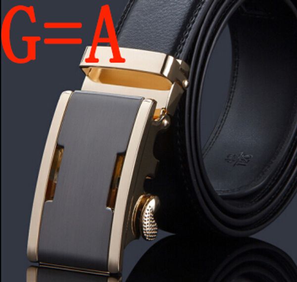 

giorgio armani дизайн пряжки бренд ремни для мужчин модные дизайнерские ремни роскошные коровы пояса из натуральной кожи золото серебро черн, Black;brown