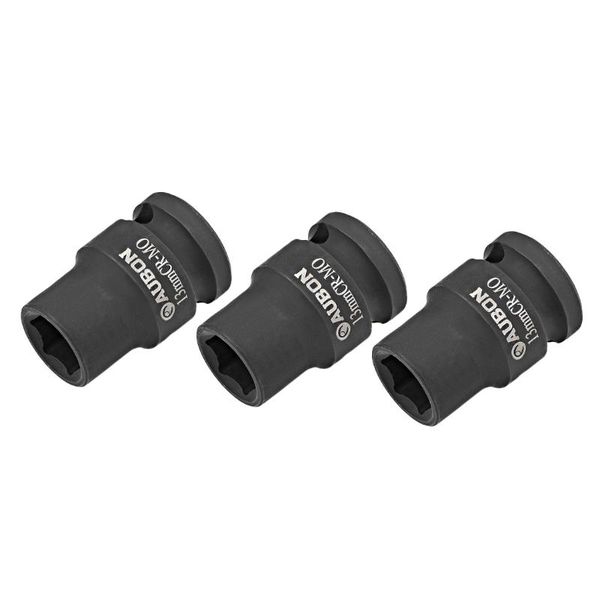 

uxcell 3 pcs 1/2-inch drive by 13mm shallow impact socket, cr-mo, 6-point, metric