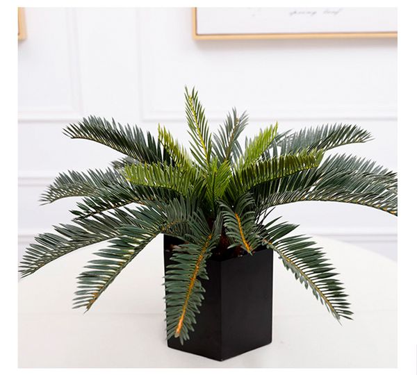 

42cm large artificial cycas coconuts bonsai indoor greenery wall plants home decorations faux plants artificial grass mini tree
