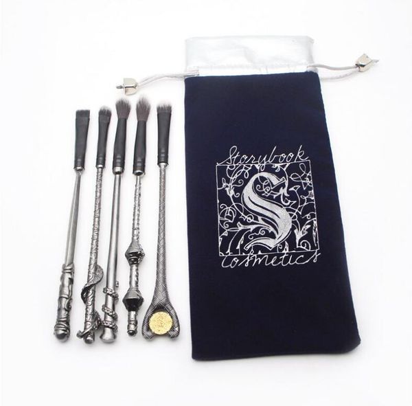 

Brand fa hion 5 pc h rry potter beauty makeup bru h et eye hadow makeup bru he co metic make up tool acce orie upport epacket free