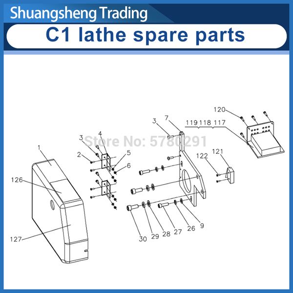 

220v&110v lathe circuit board/main control board xmt2315/sieg c1 speed control board/lock connect/chuck guard microswitch