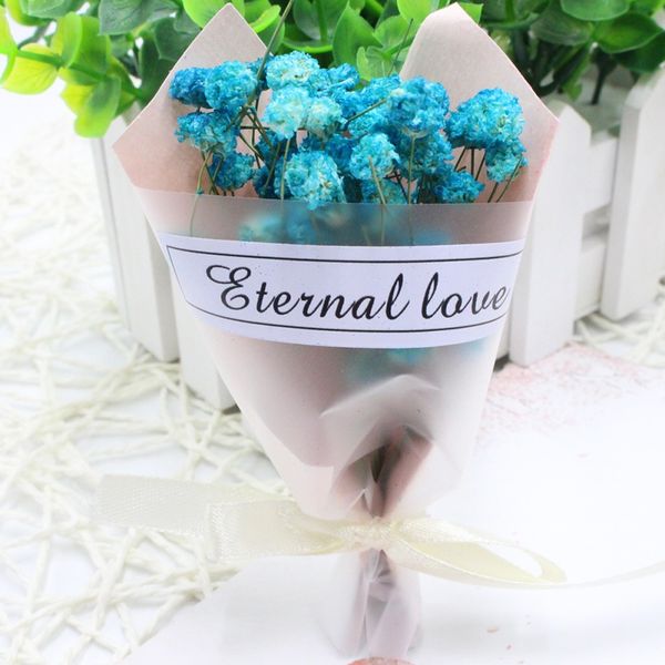 

flower mini bouquet artificial crystal grass for valentine\'s gift decor girls dried flowers pgraphy prop