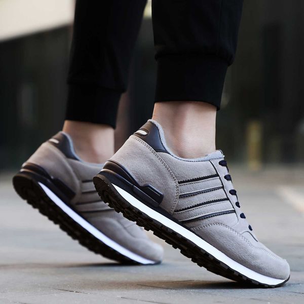 

winter shoes men outdoor sports shoes non-slip wear-resistant fashion comfortable men's casual, Black